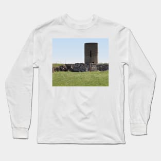 Old Silo and Rocks Long Sleeve T-Shirt